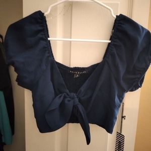 Knotted Crop Top, Haute Monde, Small